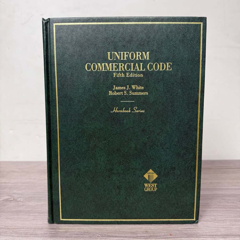 Uniform Commercial Code Fifth Edition‎ White & Summers Hornbook Series Hardcover